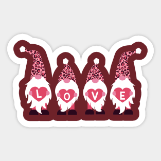 Valentine Gnomes Sticker